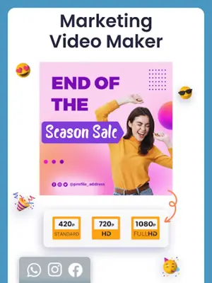 Marketing Video Maker Ad Maker android App screenshot 4